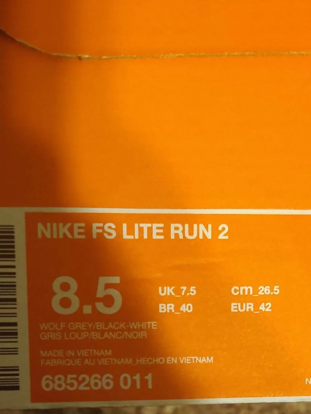 Nike FS Lite Run 2 Running Shoes Size 8.5